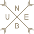 The image shows a logo with four arrows forming an "X" shape, with the letters "N," "E," "U," and "B" positioned between the arrows.